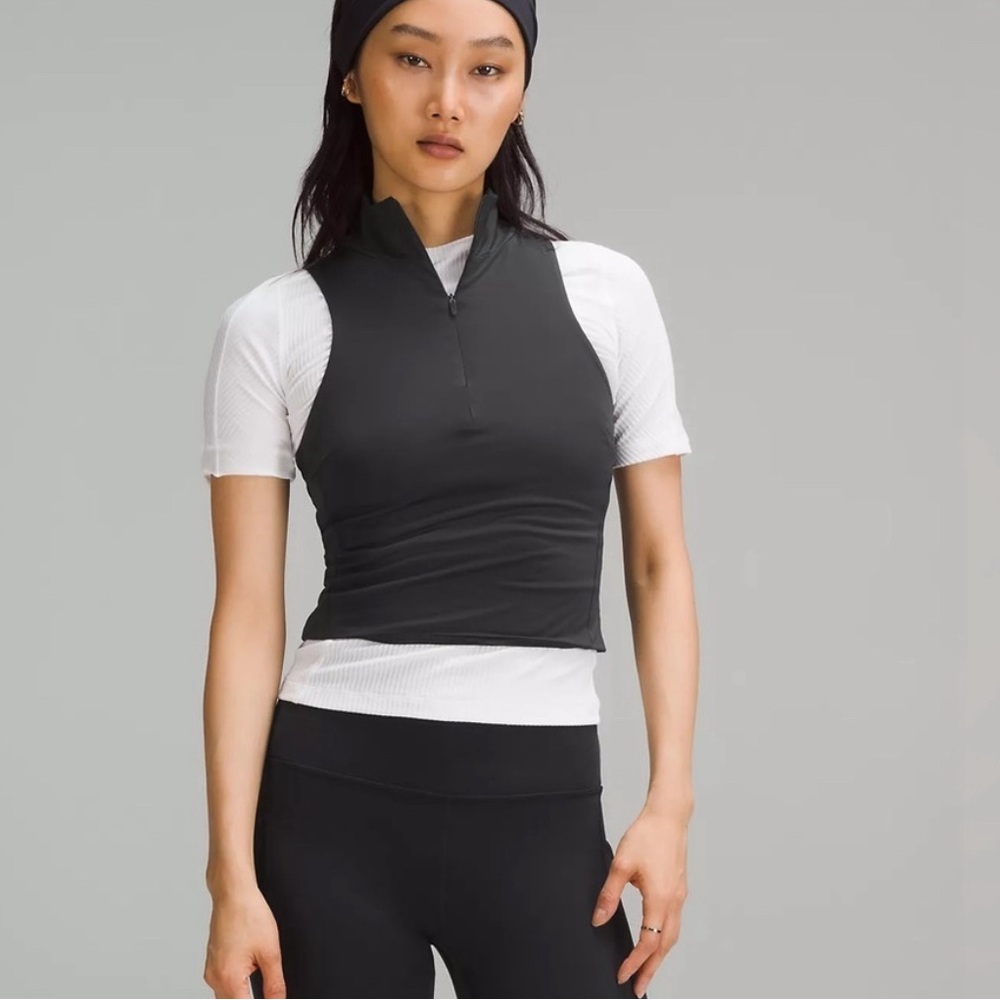 NWT Lululemon Tight-Fit Lined Half-Zip Tank Top